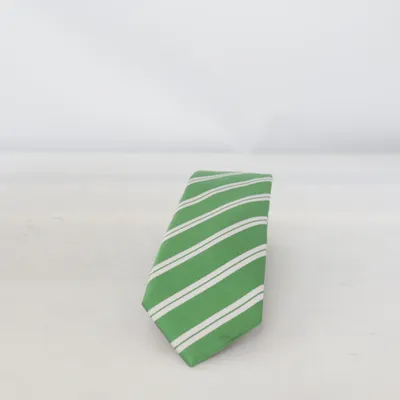 Cravate (Vert, Blanc) de Olymp Soie