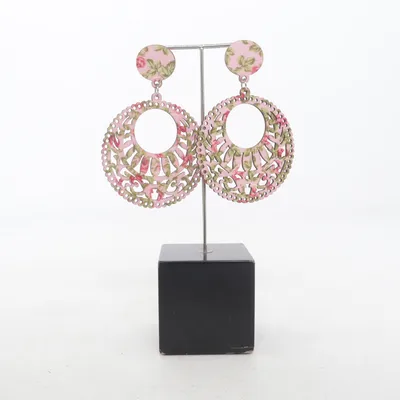 Örhängen (Rosa, Flerfärgad) Okänd metall