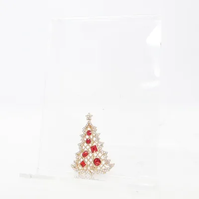 Broche (Goud, Rood) Onbekend materiaal
