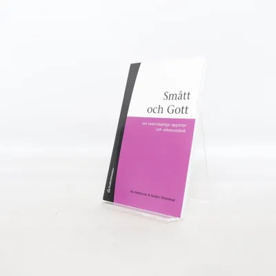 Bok från Studentlitteratur