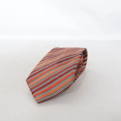 Cravate (Rouge, Orange, Blanc) de Michaelis Soie