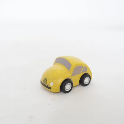 Toy car (Yellow) from PlanToys