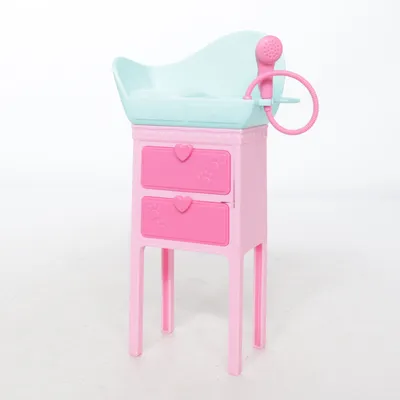 Dockskåpsmöbler (Rosa, Turkos) från Simba