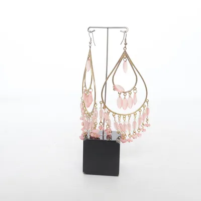 Oorbellen (Roze, Goud) Onbekend materiaal