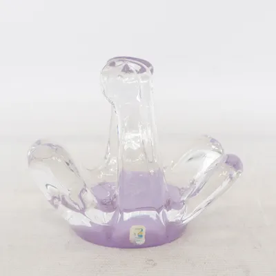 Inredningsdetalj (Signerad: W. J. Höganäs Glasbruk 1982) från Höganäs