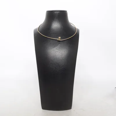 Halsring (Guldfärgad) Okänd metall