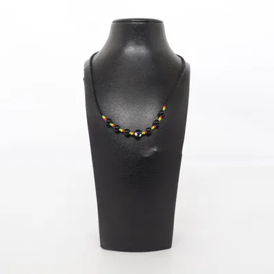 Halsband (Svart, Flerfärgad) Okänd metall