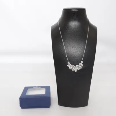 Halsband (Silverfärgad, Blå) från Swarovski Okänd metall