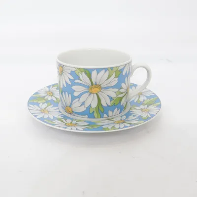 Cup (Blue, Multicolored) from Bavaria Porzellan