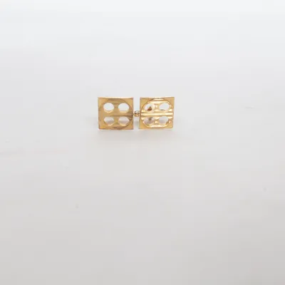 Cufflinks (Gold) Unknown metal