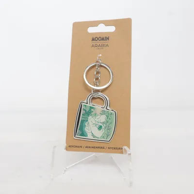 Keyring (Green, Silver, Multicolored) from Moomin by Arabia