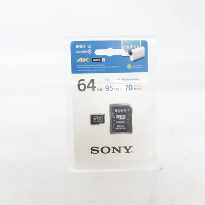 Hukommelseskort (Sort) fra Sony