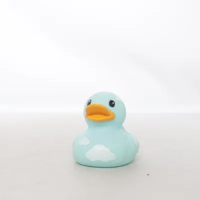 Canard en caoutchouc (Bleu, Blanc, Orange) de Infantino
