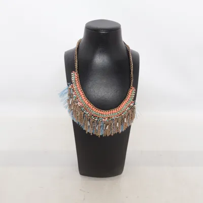 Ketting (Blauw, Meerkleurig) Onbekend materiaal