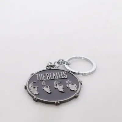 Keyring (Black, Silver) from The Beatles