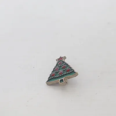 Broche (Zilver, Groen, Meerkleurig) Onbekend materiaal