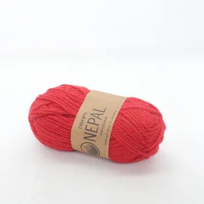 Garn (Nepal) från Drops Alpackaull