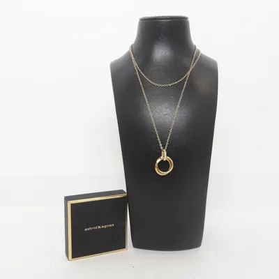 Necklace (Gold) from Astrid & Agnes Stainless steel