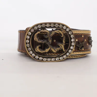 Belt (Brown, Multicolored) from Save the Queen Leather