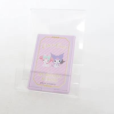 Pocket mirror (Purple, Multicolored) from Sanrio