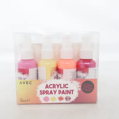 Sprayfärg (Rosa, Gul, Orange) från Avec