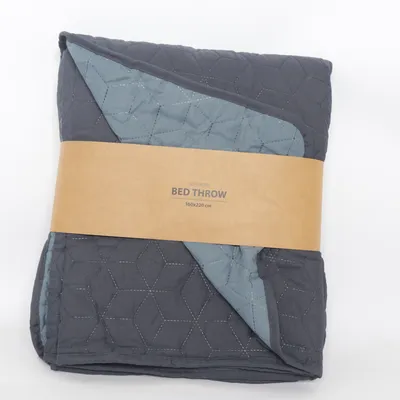 Sprei (Blauw, Grijs) van IKEA Polyester