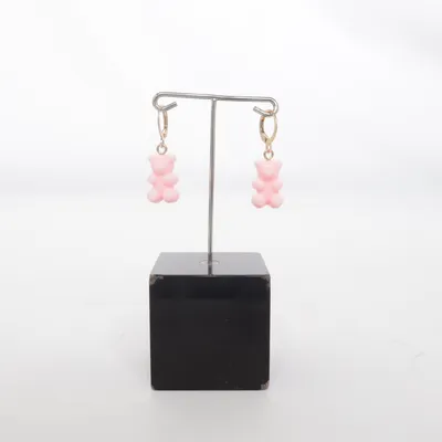 Boucles d'oreilles (Rose) Métal inconnu