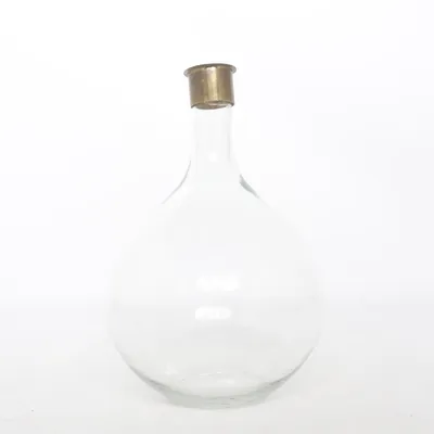 Vase (Transparent, Gold)