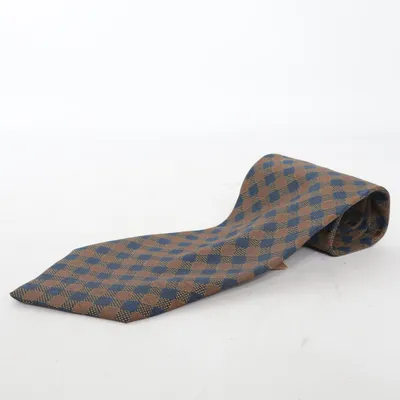 Tie (Brown, Multicolored) from Stylus Virum Arguit Silk