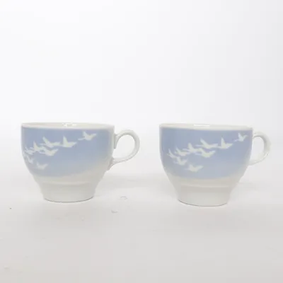 Kopp (Vit, Blå) från Svane Stellet