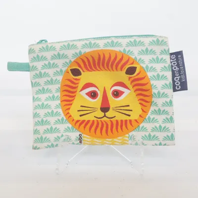 Purse (Lion) from Coq en Pate Organic cotton