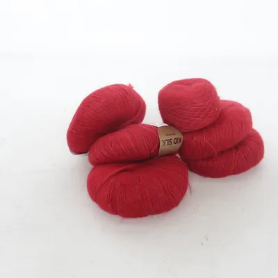 Garn (Kid Silk) fra Merinor Mohair, Silke