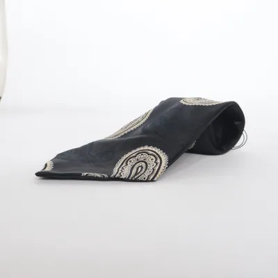 Tie (Black, Gold) from Commodore Polyester
