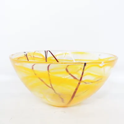 Inredningsdetalj (Gul, Röd) från Kosta Boda