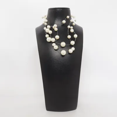 Halsband (Vit) från Flame Okänd metall