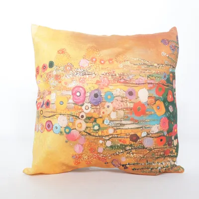 Coussin décoratif (Jaune, Multicolore)