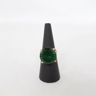 Ring (Grøn, Guld) Ukendt metal