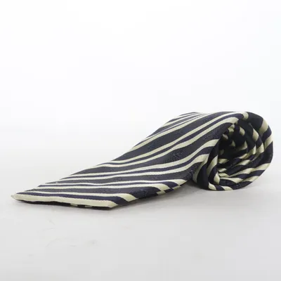 Cravate (Bleu, Beige) de Jacques Heim Soie