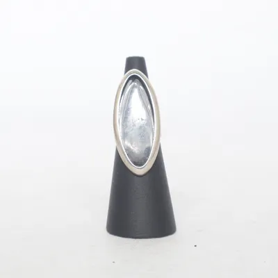 Ring (Zilver, Zwart) Onbekend materiaal