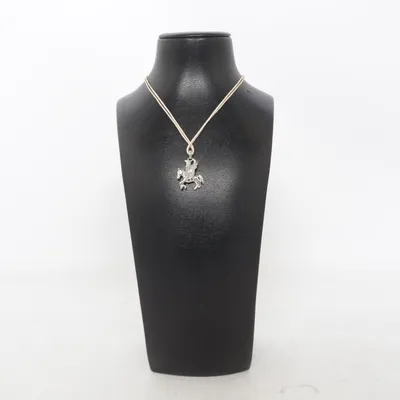 Halsband (Beige, Silverfärgad, Rosa) Okänd metall