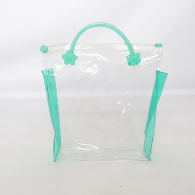 Handväska (Transparent, Grön)