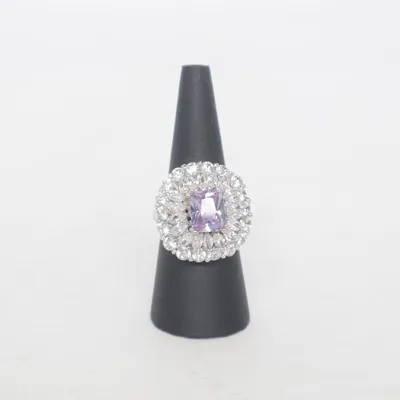 Ring (Zilver, Lila) Onbekend materiaal