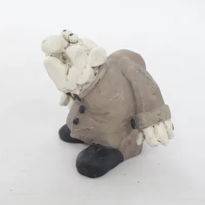 Figurine jouet (Marron, Blanc, Noir) de Agora