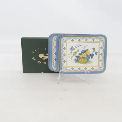 Glasunderlägg (Blå, Flerfärgad) från Jason Coasters