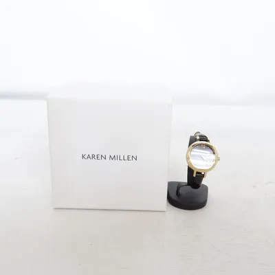 Armbåndsur (Blå, Guld, Sort) fra Karen Millen