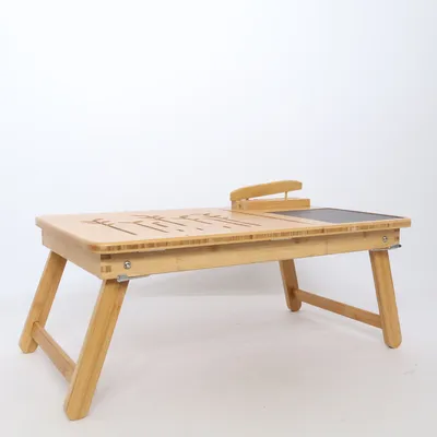 Bed tray (Beige) from Songmics Oak