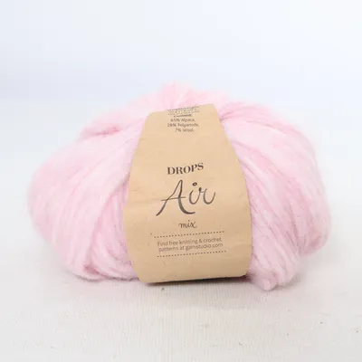 Yarn (Air) from Drops Alpaca wool, Polyamide