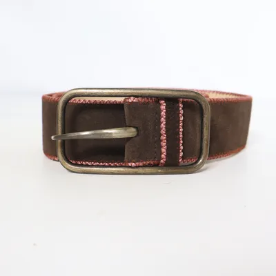 Belt (Brown, Pink) from Schumacher Leather