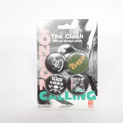 Pin (Flerfarvet) fra The Clash Ukendt metal