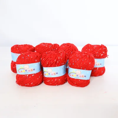 Fil (Rouge, Multicolore) Coton, Soie